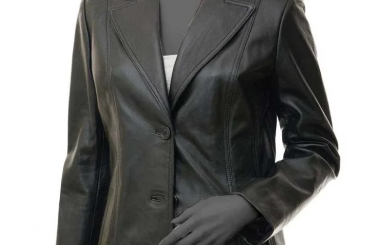 Women’s Black Genuine Leather Jacket