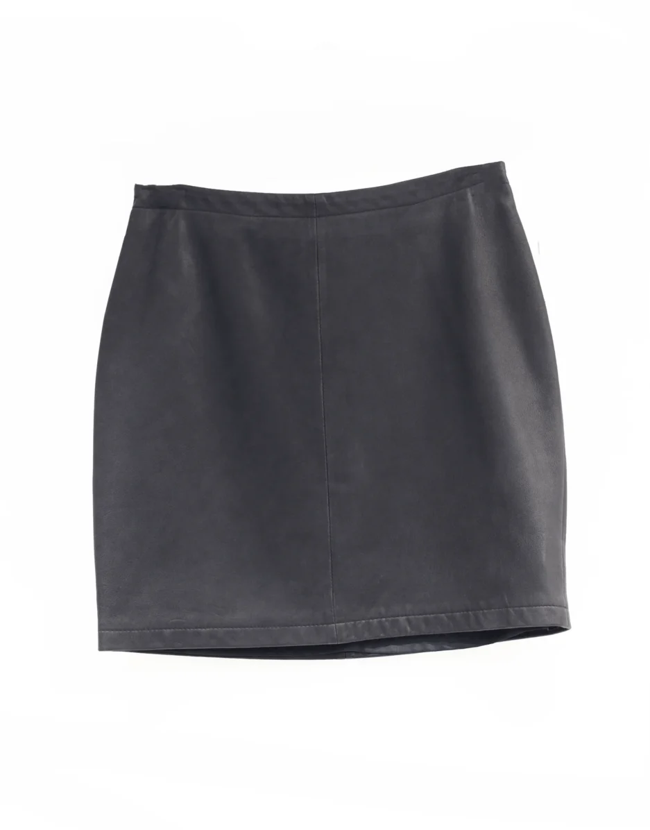 short-leather-skirt-navy-blue