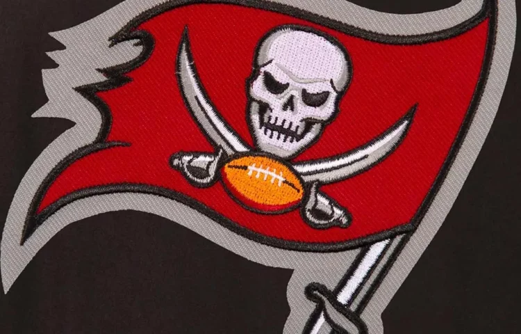 Tampa Bay Buccaneers Varsity Embroidered Black Jacket