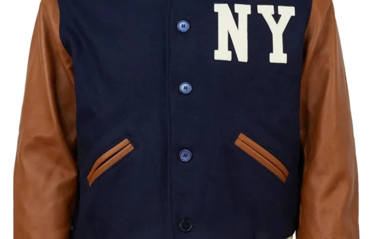 discounted 1940 NY Yankees Varsity Blue and Brown Jacket