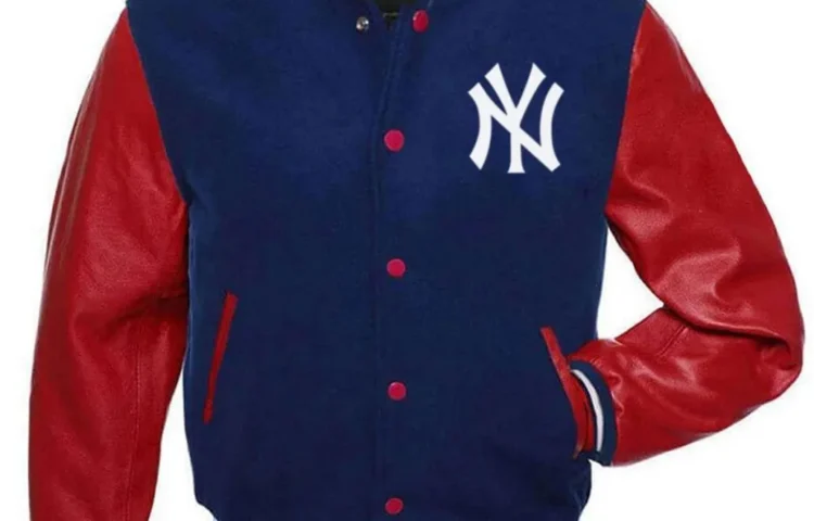 NY Yankees Letterman Red and Blue Jacket
