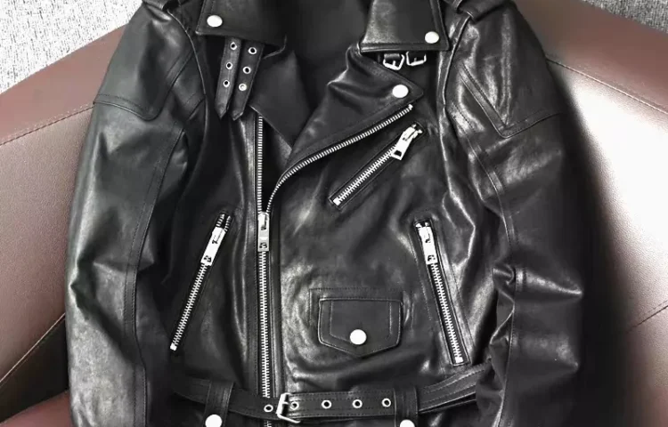 Premium Classic Black Double-Rider Leather Jacket