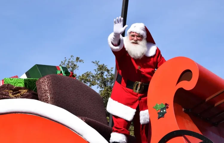 What is the experience of being in a Santa Claus costume_