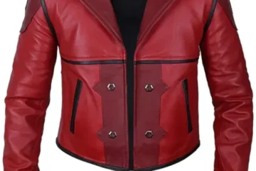 Arcane VI Red Cosplay Leather Jacket