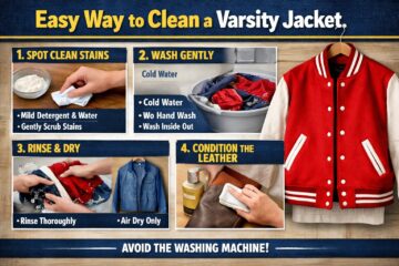 Varsity Jacket Cleaning at Home