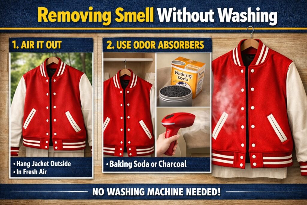 Removing Smell Without Washing
